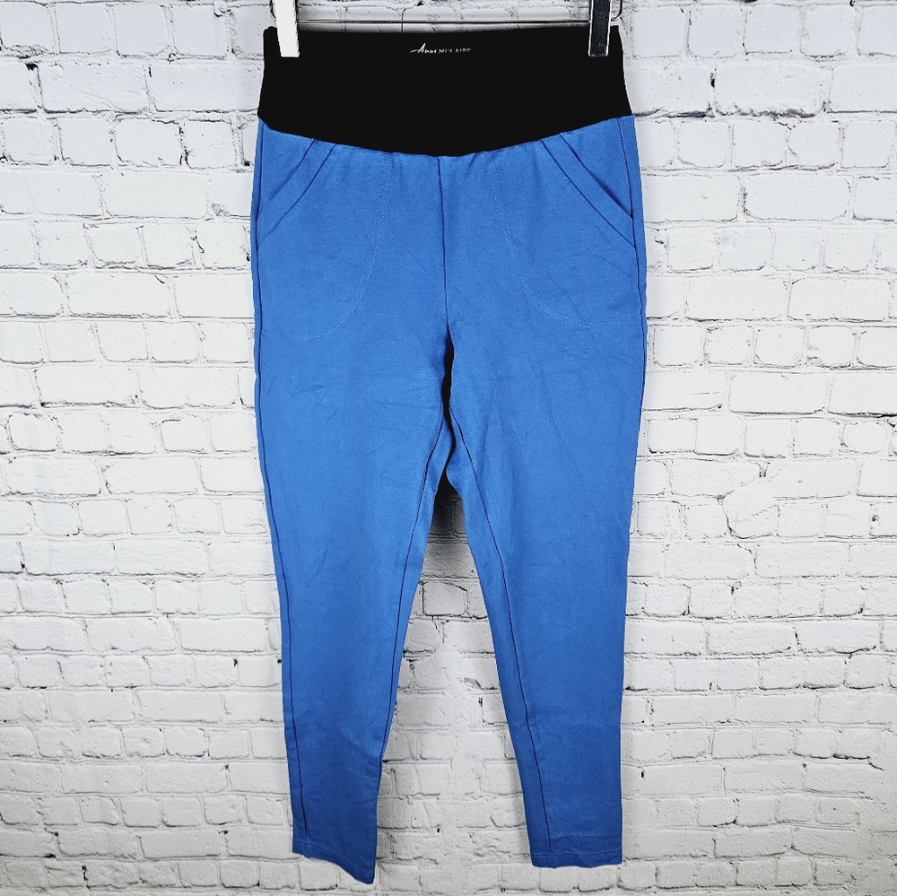 ANNE MULAIRE | stretch comfort waist slim skinny trouser pants
